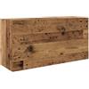 vidaXL Mobile da Bagno Legno Antico 80x25x40 cm in Truciolato