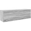 vidaXL Mobile da Bagno Grigio Sonoma 100x25x30 cm in Truciolato
