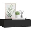 Generic Mensola a Muro con Cassetto, 2 Pezzi, Cassetto a Muro, Pensile, Mensola Sospesa con Cassetti, per Camera da Letto/soggiorno/ufficio, MDF(40 x 23,5 x 10 cm)