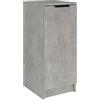 vidaXL Scarpiera Grigio Cemento 30x35x70 cm in Legno Multistrato