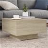 Generico Tavolino da Salotto Rovere Sonoma 55x55x31 cm Legno Multistrato,Marrone,13.86kg,836569