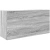 vidaXL Mobile da Bagno Grigio Sonoma 80x25x40 cm in Truciolato