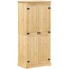 vidaXL Armadio Corona 76x50x170 cm in Legno Massello di Pino