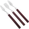 YARNOW 3 Pezzi Set di Spatole per Pittura, in Metallo e Legno, per Acrilico e Colori a Olio, per Raschiare Precisione e Creare Texture, per Artisti e Appassionati D'arte