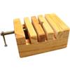 JUMPLAWN Morsetto Khaki in Legno e Metallo per Incisione Sigillo