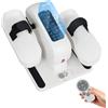 SPORTNOW Pedaliera per appartamento SPORTNOW, cyclette ellittica, mini bici elettrica con schermo LCD, telecomando e 12 velocità regolabili, silenziatore e portatile per anziani, Bianco