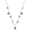 Swarovski Collana Imber, Taglio misto, Multicolore, Finitura oro 18K