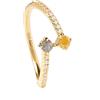 P D PAOLA PDPaola Anello Donna Gioielli Juno Misura 14 Elegante cod. AN01-647-14