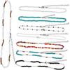 VALICLUD 8 Pezzi collana bohémien collana estate boho girocollo di perline di perle collanina colorate collane catena al collo con perline girocollo con uomo
