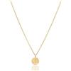 Self-Discovery Mala Collana con Simbolo Om per Donne - Ispirata allo Yoga, Catena Oro o Argento, Gioiello Spirituale Regalo (Om Oro)