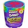Kinetic Sand Surprise - 113 g di Sabbia cinetica Magica Colorata dalla Svezia con Figura Animale e Accessori per Il Gioco di Sabbia Creativo, per Bambini dai 3 Anni in su