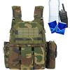 Generico Airsoft Vest Kids, Adjustable Youth Role Playing Vest Paintball Game Gear