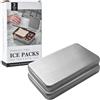 Generico Lunch Box Ice Packs - Slim Lightweight Stainless Steel Freezable Cooler