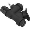 Cryfokt Gonfiatore BCD Power, Valvola Orale Piccola e Portatile da 45 Gradi per Immersioni Subacquee con Impugnatura Comoda, Design Durevole