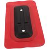 LRXIYODE Paddle Board Fin Box Replacement in PVC, Adattatore Scatola Pinna per Surfboard e Inflatable Paddleboard Fin Box, Accessorio da Riparazione Rosso