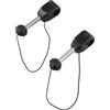ZMdooreasy per kayak Paddle Lock 2pcs Plastica Metallo Remo Holder per kayak