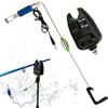 Generico Fishing Pole Electronic Bite Alarm - Fishing Bite Alarm Battery Powered | Fishing Rod Indicator Alarm for Fishermen Angler Dad Boyfriend Men Outdoor Saltwater River Lake