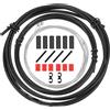 CTRICALVER Kit Cavi e Guaine del Cambio per Bici Universale, ricambi sostitutivi per Cavi Comando Cambio per Mountain Bike e Bici da Corsa Colore Nero