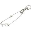 Vdaxvme Acciaio inossidabile Pesca Fastener Pesca Hardware Pescatori Clip Attrezzatura da pesca Accessorio per Immersione Fucile Accessori Girelle