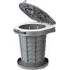 POAHNCU Toilette Portatile, Toilette Portatile Pieghevole con Borsa per Il Trasporto, Plastica Leggera | Comodo Lavabile, Da Campeggio, Viaggio, Esterno