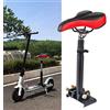 WSIKGHU Sella per scooter elettrico, regolabile, universale, altezza 40-60 cm