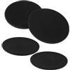 BETOOKY 2 Paia Dischi Scorrevoli per Esercizi Fitness in Pp Nero, Migliorano Coordinazione Arti, Protezione Pavimento, per Allenamento Indoor e Palestra Domestica