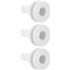 BATHVEVE 3 Pezzi Scarico di Drenaggio Marino in ABS Bianco per Scafo Barca e Kayak Installazione Facile e Resistenza alla Corrosione per Impianti Nautici