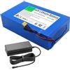 WSDAV Batteria al Litio 60 Volt, Batteria in PVC 60V con Caricabatterie | Batteria di ricambio da 60 V 12 Ah 15 Ah 18 Ah 21 Ah 25 Ah 27 Ah 30 Ah 33 Ah, guscio in PVC blu, connettore: DC+XT60