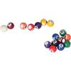 AKLOSIPY Set di 16 Palline da Biliardo da 25 Mm, Accessori per Tavoli da Biliardo, Kit Completo per Bambini, Giochi da Tavolo, Parti di Ricambio, Materiale, Equilibrio Preciso, Colori Vivaci,