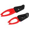 ZMdooreasy Clip On Rod Holder per secchio 2-pack plastica (rosso e nero)
