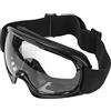 Yechiry Occhiali da Moto da Cross Resistenti Agli Urti per Bambini con Protezione UV e vestibilità Comoda per le Corse Fuoristrada ATV - Realizzati in Materiale PC di Alta qualità (BLACK)