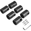 Hidyliu Copertura Durevole per Palo del Trampolino per Accessori del Trampolino Set da 6 Pezzi Adatto per Pali da 3,2 Cm Plastica di Alta qualità in (6 set)
