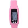 Culnflun Contapassi Orologio Contapassi Fitness Tracker Bracciale Calorie Distanza Tracker Orologio Digitale Non è Richiesta alcuna App Ampio Display (Rosa)