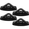 HOMOBABE Supporto Pagaia per Kayak e Canoa 4 Pezzi in PVC Nero