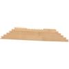 Lurrose Tavola Misurazione Filo da Pesca in Legno 35-60cm Khaki | Bambù, Design Originale, Accessorio per Pesca, Leggero e Facile da Portare