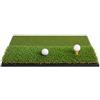 Homyl Golf Swing Attrezzo Allenamento Golf Tappeto Sintetica Base in Gomma Palline Tees Sezione Corta Lunga Plastica Funzione Stabilità Adatta per Casa, Tappetino da golf con PP e lun