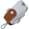 SHINEOFI Borsa per Palline da Golf Porta Palline da Golf in Pu Marrone Elastica Agganciabile alla Cintura