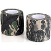 GALPADA Nastro Dell'abbagliamento 5cm 4,5m Mimetico X Tessuto e Non Autoadesivo Elastico Riduzione Colore Casuale per Caccia Paintball All'aperto