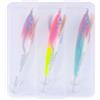 ZMdooreasy ABS Gamberetti Esca 9.5g Glow-in-Dark Squid Bait | Corpo luminoso, visibilità in condizioni di scarsa illuminazione, attira calamari, pesca notturna, materiale ABS
