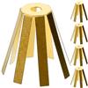 SHINEOFI Spessori per Polpi da Golf in Ottone, 5 Pezzi, Oro