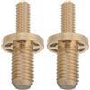 SHINEOFI Viti in Ottone Oro di Giunzione 2 Pezzi 1/2' per Stecca da Biliardo