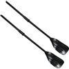 SHERCHPRY Pagaia Staccabile per 2 Pezzi/Set Nero Kayak in PVC | Comoda e Portatile, Presa Ergonomica, Struttura Resistente alla Rottura, Accessorio per Canoa e Barca