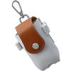 GRIRIW Borsa Palline da Golf in Pu Marrone, Portatile, da Agganciare alla Cintura alla Sacca da Golf, Accessorio Riutilizzabile per Golfisti