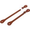 HEMOTON 2 Pezzi Cinghie Regolabili per Speroni in Pelle Pu Leggere e Portatili, Accessori per Equitazione Uomo e Donna per Allenamento Equestre e Guida a Cavallo