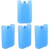 Holibanna 4 Pezzi Contenitore per Ghiaccio Riutilizzabile in Plastico per Vacanze Estive, Confezione di Ghiaccetti Blu per Refrigeratori Mantenimento Fresco e Uso Versatile