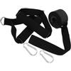 Lurrose Set di Fasce di Resistenza in TPE con Maniglie per Cavi Palestra Nero, Accessori per Allenamento a Casa e Centri Fitness Professionali