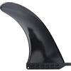 Uonlytech Pinna da Surf per Paddle Board Removibile 9 Pollici Nero | Gomma, Flessibile in Acqua, per Curve Strette, Accessorio Sostitutivo per Sup