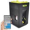 Generic Allenatore automatico per lanciare palline da tennis, azionamento mobile, angolo di lancio regolabile, più percorsi di servizio, controllo della velocità, perfetto per esercitazioni e pratica