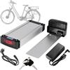 GLSQBVRP Batteria Al Litio Da 36V 15,6Ah Per Portapacchi Posteriore Di Ebike, Pacco Batteria Rimovibile Per Bici Elettrica Con Caricabatterie, Compatibile Con E-Bike Da Città 36V 15.6Ah
