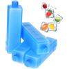 HOLIDYOYO 4 Pezzi di Ghiaccio Riutilizzabili per Cooler Blu in PE, Mantenimento Freddo Stabile per Picnic All'aperto e Trasporto Alimentare